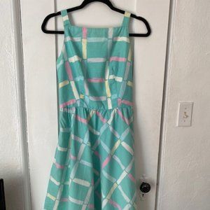 Vintage high-neck 80s sundress